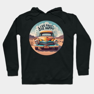 Live Fast Classic Car Hoodie